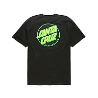 Santa Cruz Other DOT Black w/Green Regular S/S Men's T-Shirt