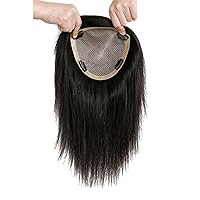 100% Real Human Hair Crown Topper Hair Pieces for Women with Thinning Hair, Susanki 6