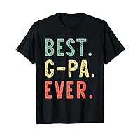 Best G-Pa Ever Family Funny Gpa Retro Vintage T-Shirt