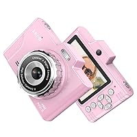 digital camera,Portable Camera 1080P Compact Camera 48MP Dual Lenses 8× Optical Zoom Support 32GB TF Memory Card Mini CCD Camera with 2.8-inch TFT Screen Great Gift for Boys Girls Adult Teenager