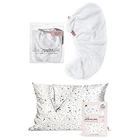 Kitsch Microfiber Hair Towel and Satin Pillowcase Bundle with Discount