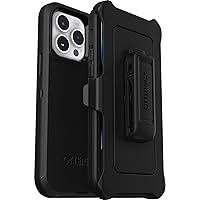 OtterBox Defender Case for iPhone 14 Pro Max, Shockproof, Drop Proof, Ultra-Rugged, Protective Case, 4X Tested to Military Standard, Black