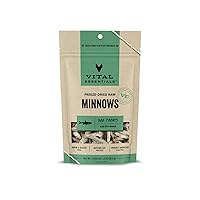 Vital Essentials Freeze Dried Raw Single Ingredient Dog Treats, Minnows, 1 oz