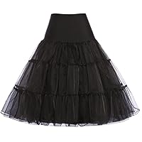 GRACE KARIN Women's 50s Petticoat Skirts Tutu Crinoline Slips Underskirts CL008922
