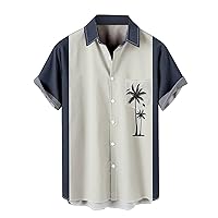 Mens Casual Shirts Seaside Shirts Long Sleeve Casual Button Down Beach Flower Shirt and Long Suits Mens Shirt Men
