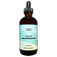 BioPure Vital-9 Liposomal Phospolipid – Potent Botanical Combination of 8 Herbal Extracts and Liposomes to Support Respiratory, Gut, Immune Function, Soothe Throat, & More – 4 fl. oz.