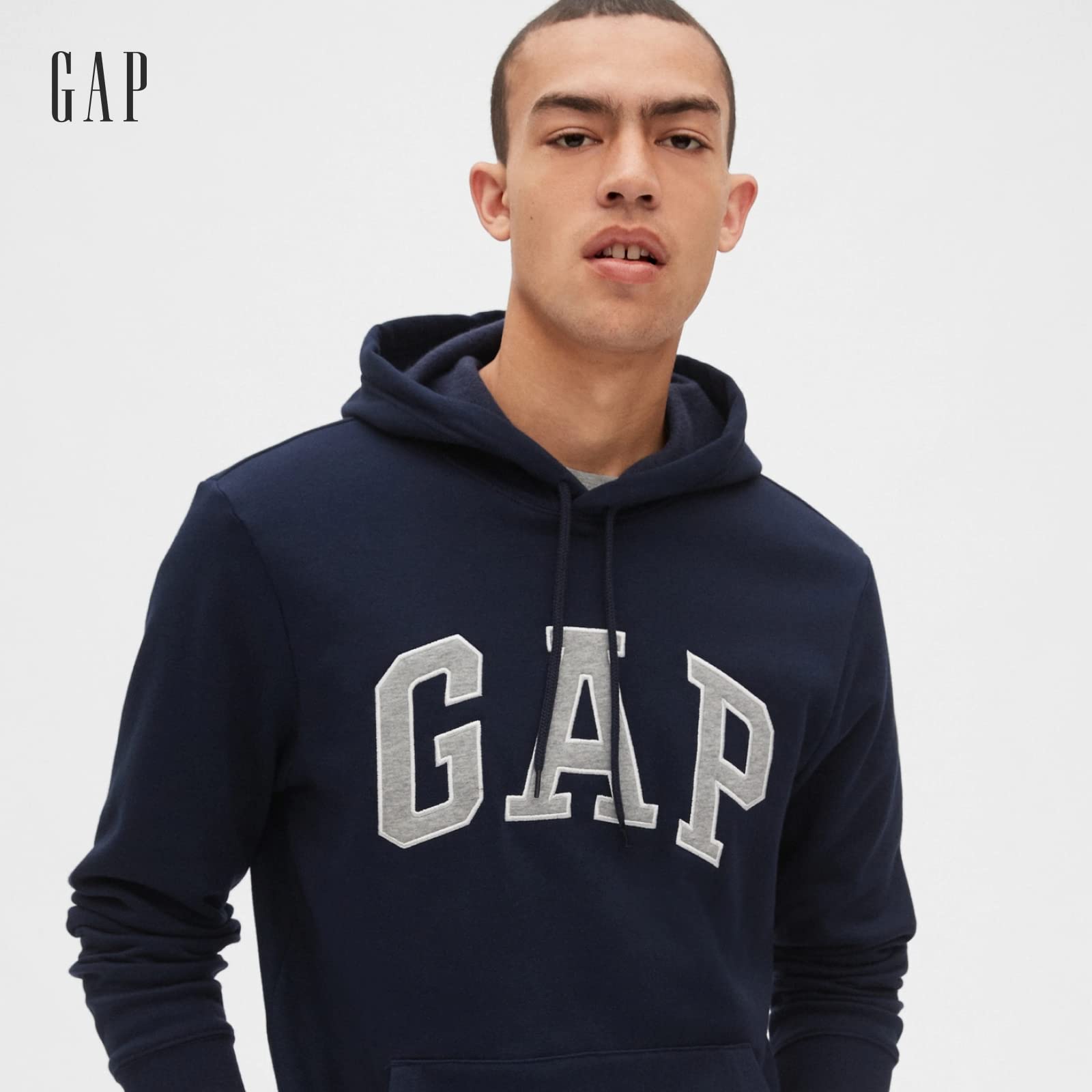 GAP Men's Logo Fleece Hoodie Hooded Sweatshirt