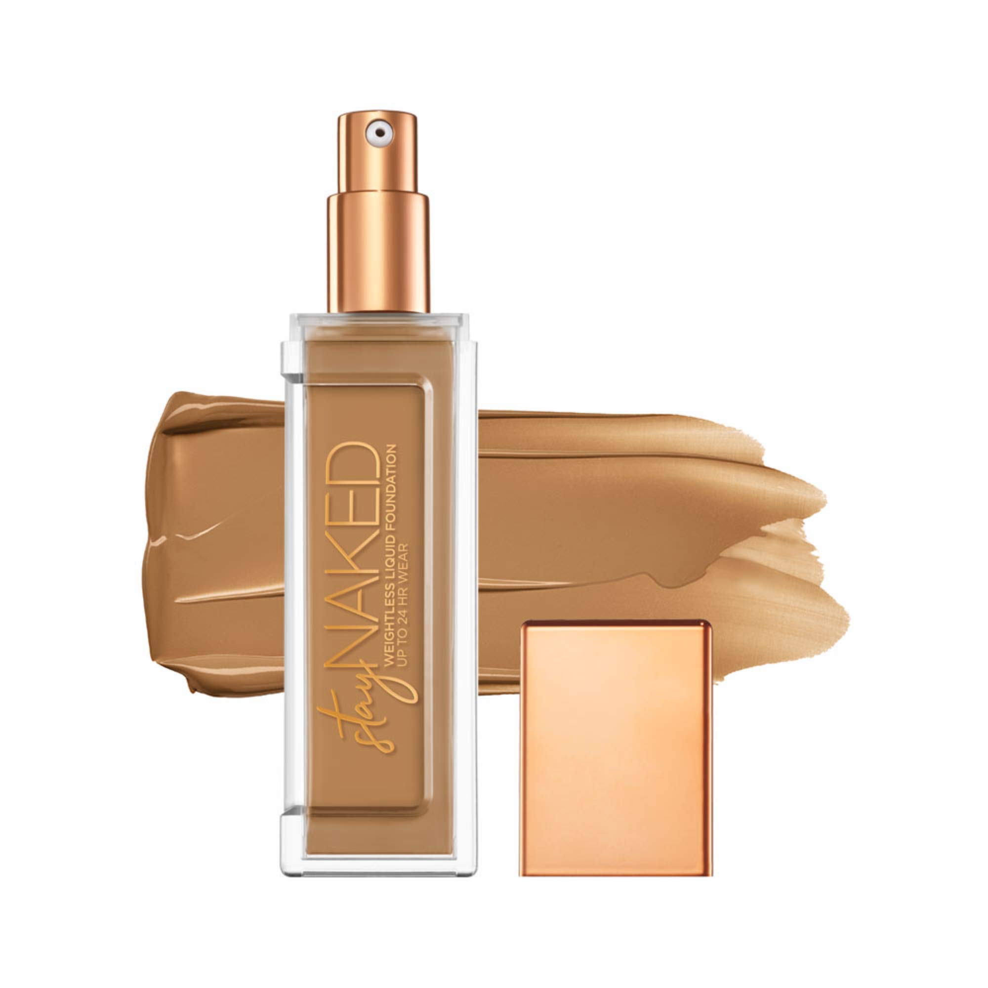 URBAN DECAY Stay Naked Weightless Liquid Foundation - Buildable Coverage with No Caking - Matte Finish Lasts Up To 24 Hours - Waterproof & Sweatproof - 1.0 oz