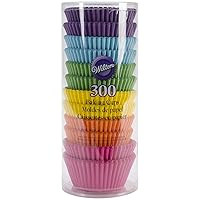 Standard Cupcake Liner Baking Cups, 300 Count, Rainbow Bright