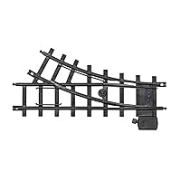Lionel Ready-to-Play Left & Right Hand Interchange 2-Piece Black Plastic Track Pack