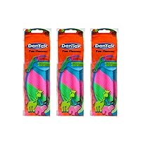 DenTek Kids Fun Flossers, Wild Fruit Flavor 40 Count (Pack of 3)