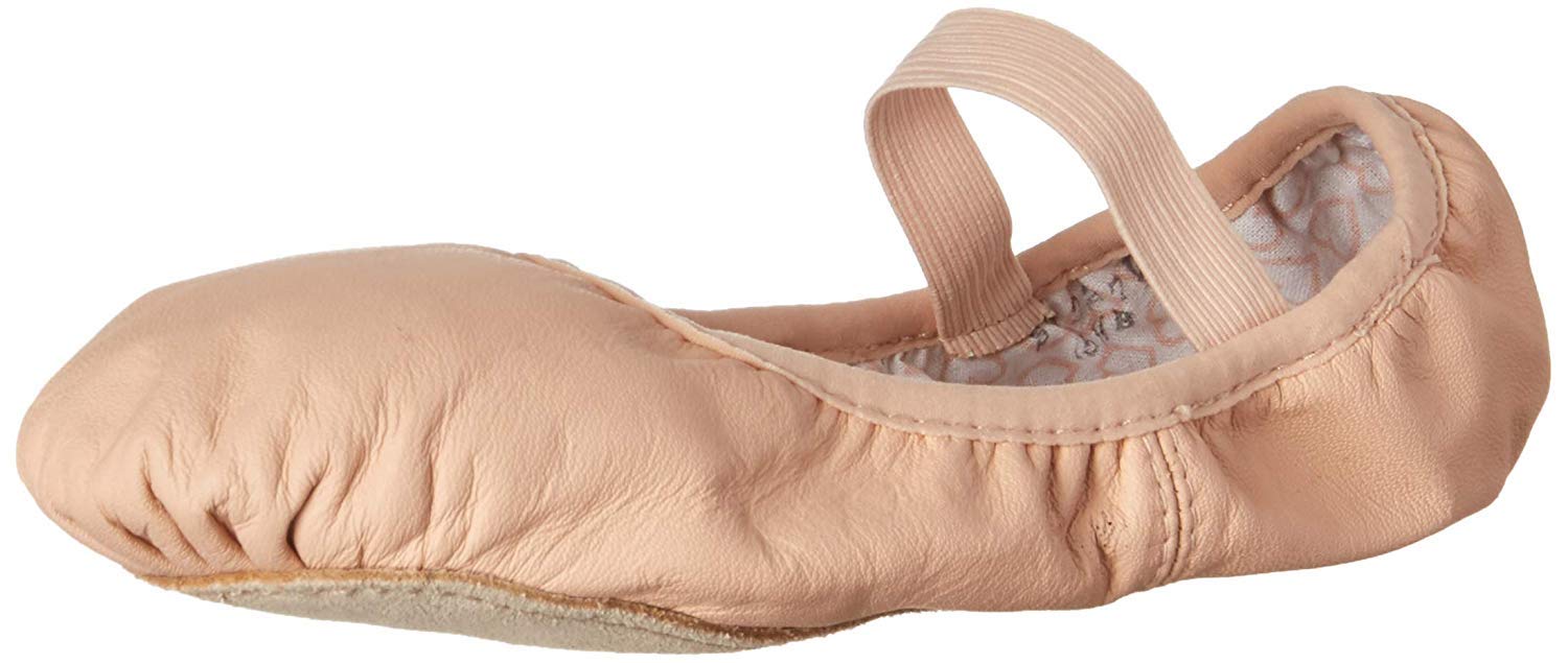 Bloch Girl's Dance Belle Full-Sole Leather Ballet Shoe/Slipper, Pink, 10.5 A US Little Kid