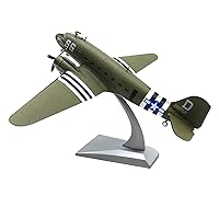Alloy WWII Douglas C-47 Transport Aircraft Model Aircraft Model 1:100 Model Simulation Science Exhibition Model