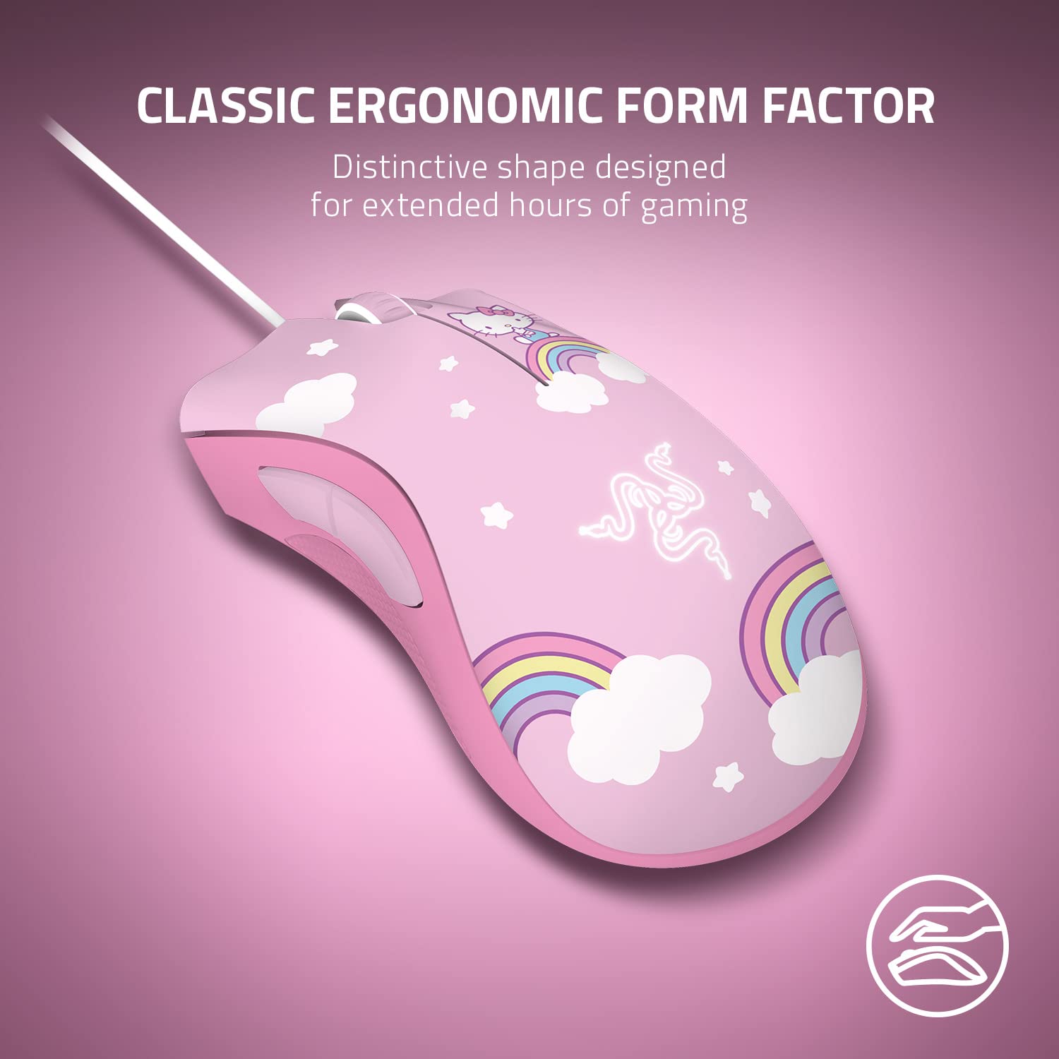 Razer DeathAdder Essential + Goliathus Medium Bundle - Hello Kitty and Friends Edition RZ83-03850100-B3M1