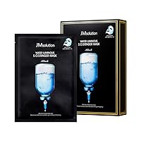 JMsolution Water Luminous S.O.S Ringer Amino Mask Black - Korean Skin care-Rich Hydrated Smooth Moisture -10 sheets for All Skin type