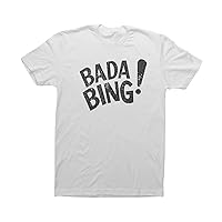 BADA Bing! Sopranos Inspired Graphic Mens Novelty T-Shirt/tv tee