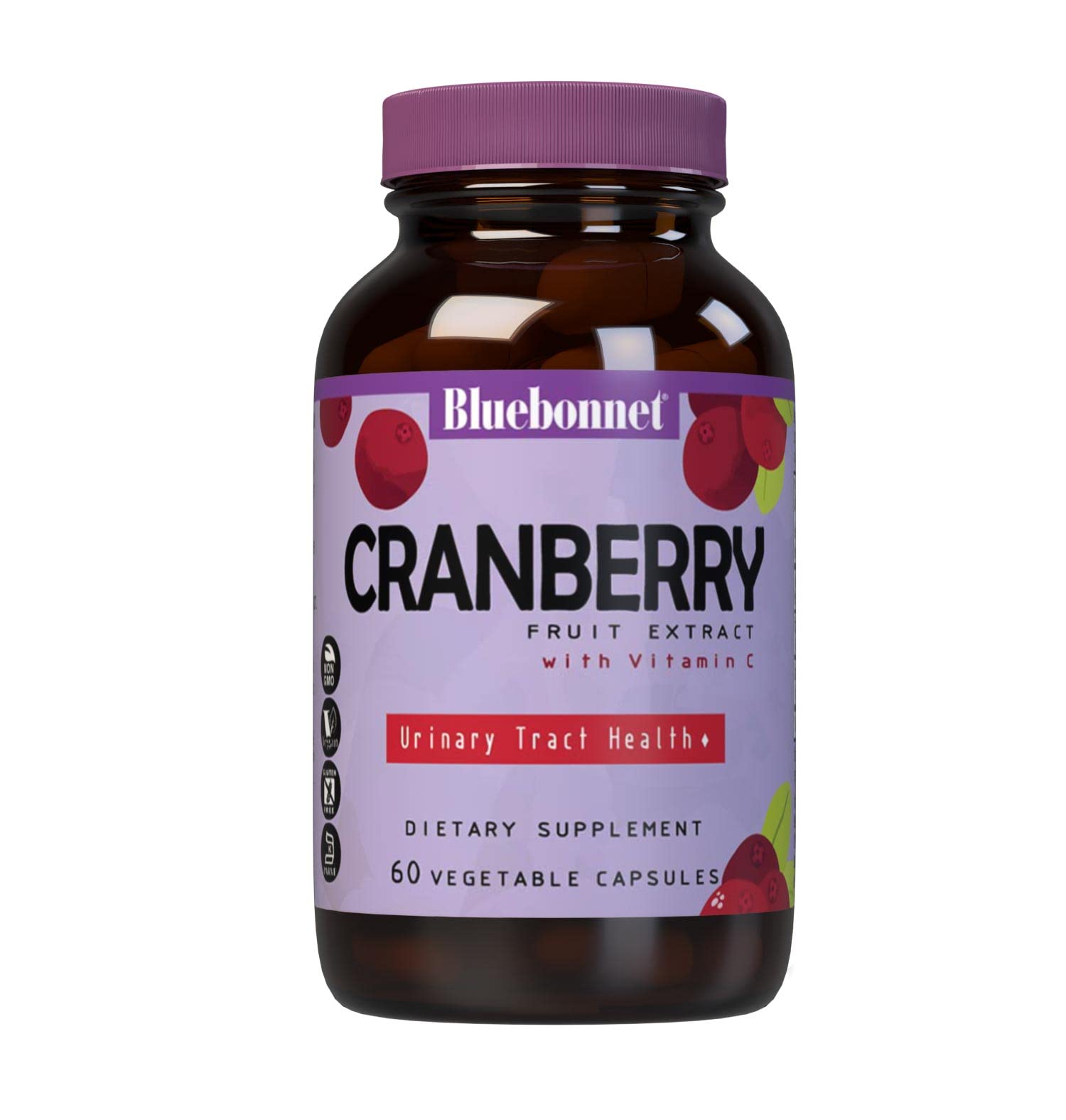 BlueBonnet Super Fruit Cranberry Supplement, 60 Count