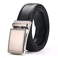 Simple Waist Belt Casual Jean Belt Ratchet Buckle For Business Man