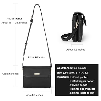 CHOLISS Small Crossbody Purses for Women, Leather Cell Phone Crossbody  Bags, Mini Travel Purse with Adjustable Strap