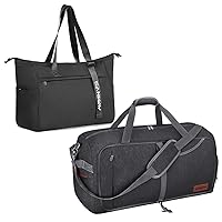 CANWAY Duffel bags for Women Travel, Large Capacity Carry-on Tote Bag, Lightweight & Water Resistant Weekender Bags for Travel, Hospital, Gym
