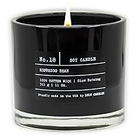 Lulu Candles | Espresso Bean | Luxury Scented Soy Jar Candle | Hand Poured in The USA | Highly Scented & Long Lasting,11 Oz.