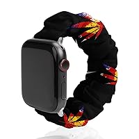 Graphics Watch Band Soft Scrunchie Watch Strap Sport Strap Compatible with
