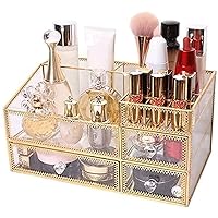 Extra Large Clear Makeup Organizer Skin Care Cosmetic Display Cases Stackable Storage Box with