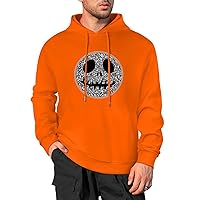 Fun Skull Hooded Sweatshirt Cartoon Casual Coat Gift