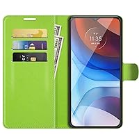 Vivo Y3s 2021 Case, Premium PU Leather Magnetic Shockproof Book Stand Folio Flip Wallet Case Cover with Card Holder for Vivo Y3s 2021 Phone Case (Green)