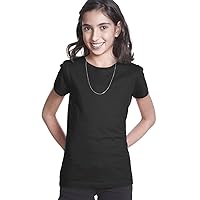 Next Level Youth Girls’ Princess T-Shirt S BLACK
