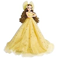 Proudoll 1/3 BJD Doll 60cm 24in SD Ball Jointed Dolls Princess Suit Wig Dress Shoes Free to Change DIY Girl Gift (Doll + Full Accessories, Yellow-SS)