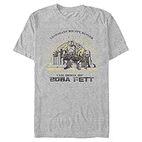 STAR WARS Big & Tall Book of Boba Fett Legendary Bounty Hunter Men's Tops Short Sleeve Tee Shirt