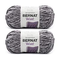 Bernat Velvet Vapor Gray Yarn - 2 Pack
