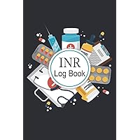 INR Log Book: Anticoagulant Medication Therapy Journal