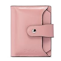 BOSTANTEN Women Leather Handbag Designer Large Hobo Purses Shoulder Bags and Women Leather Wallet RFID Blocking Small Bifold Zipper Pocket Wallet with ID Window