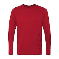 Performance 4.5 oz. Long-Sleeve T-Shirt (G424) Red, XL (Pack of 12)