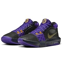Nike FB2237-001 Lebron Witness 8 EP Black/Field Purple/University Gold