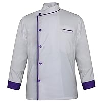 Professional Chef Coat- CT-61 White Chef Jacket for Men- Chef Uniform for Culinary