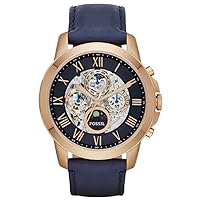 Fossil Men's ME3029 Grant Automatic Watch With Blue Leather Band