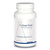 Li Zyme Forte Plant-sourced, phytochemically Bound Lithium. Supports Brain Function. Memory and Mood Support.100 Tablets