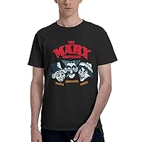 Marx Brothers T Shirt Mens Classic Tee Summer Round Neck Short Sleeve Tshirt