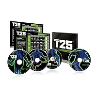 Beachbody Shaun T Workout DVD, Focus T25 Gamma Cycle, Home Exercise Fitness Videos, Strength Training Workout, Includes Four 25 Minute Cardio & Resistance Workout DVDs