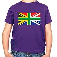 South African Union Jack Flag - Childrens/Kids Crewneck T-Shirt