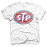 STP Officially Licensed Classic Logo Mens T-Shirt (White)
