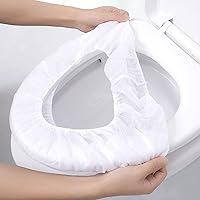 20pcs disposable toilet seat cushion non-woven toilet seat cushion toilet seat protector children toilet training cover adult home travel single package environmental protection Largepackof20 white