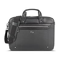 Solo New York Irving 15.6 Inch Laptop Briefcase, Black