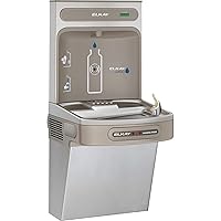 Elkay EZO8WSSK EZH2O Bottle Filling Station with Single ADA Cooler Hands Free Activation Refrigerated Stainless, Stainless Steel