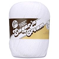 Lily Sugar'n Cream Super Size Yarn, White