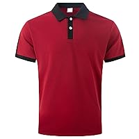 Mens Basic Tshirts Tee Tops for Man Short Sleeve High Neck Summer Fall Shirts 2024 Y2K
