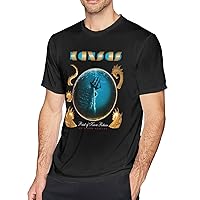 Teen Kanssas - Point of Know Return T Shirt Crew Neck Short-Sleeve Shirt, Wicking Cotton Tee Tops Shirt for Men, Personalized Custom Costume Tops 4X-Large Black